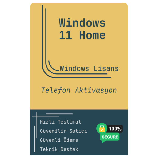 Lisansreyonu Wİndows 11 Home Telefon Aktivasyon