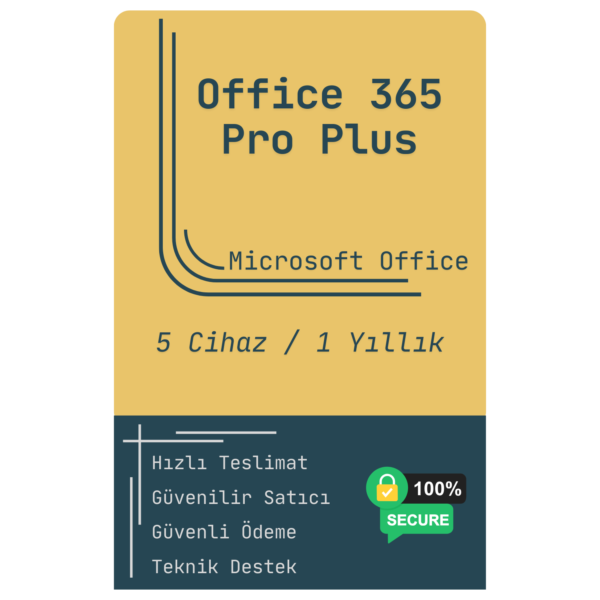 Lisansreyonu Microsoft Office 365 Pro Plus